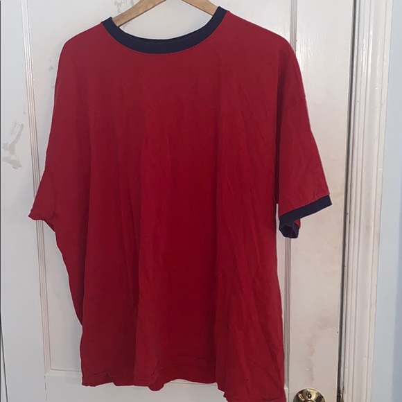 Red and Blue Ringer Tee - Picture 1 of 3